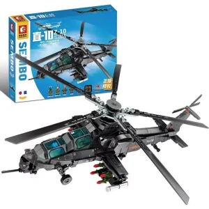 Helicoptero de Guerra – 704 Bloques
