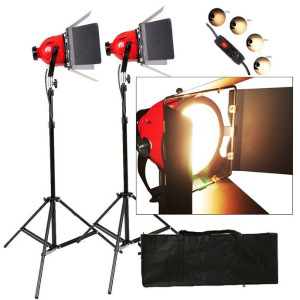 Kit 2 x Focos Halógenos 1600w Dimeables + Bolso