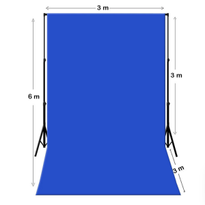 Kit Croma Azul 3x6m