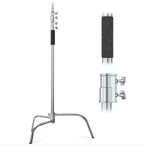 Tripode Acero Inoxidable 3.3m, Patas C-Stand